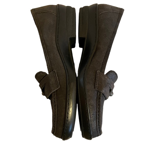 David Tate Leather Suede Slip-on Loafer Gun Metal Gray Comfort Woman’s Size 6 DT - Picture 6 of 16